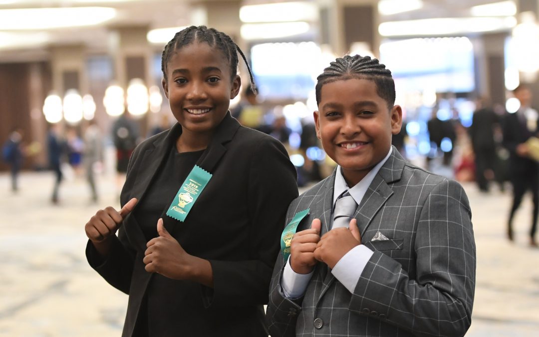 Two African American Students at Tournament