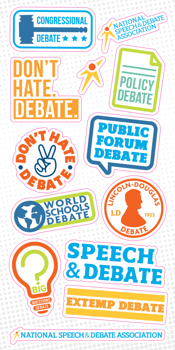 Debate Sticker Sheet