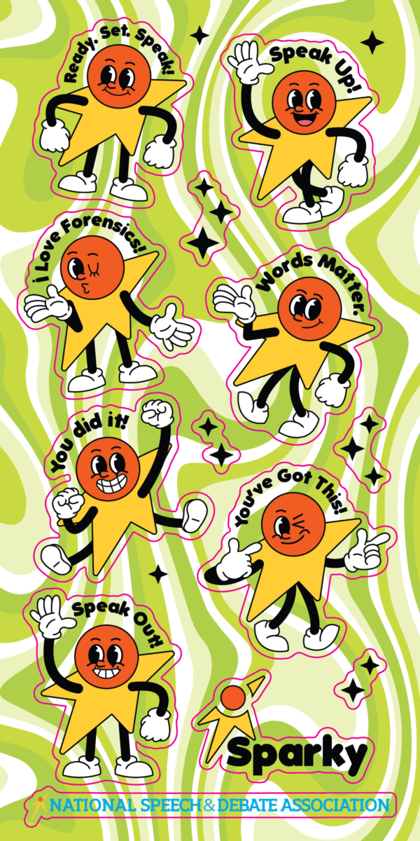 Sparky Sticker Sheet