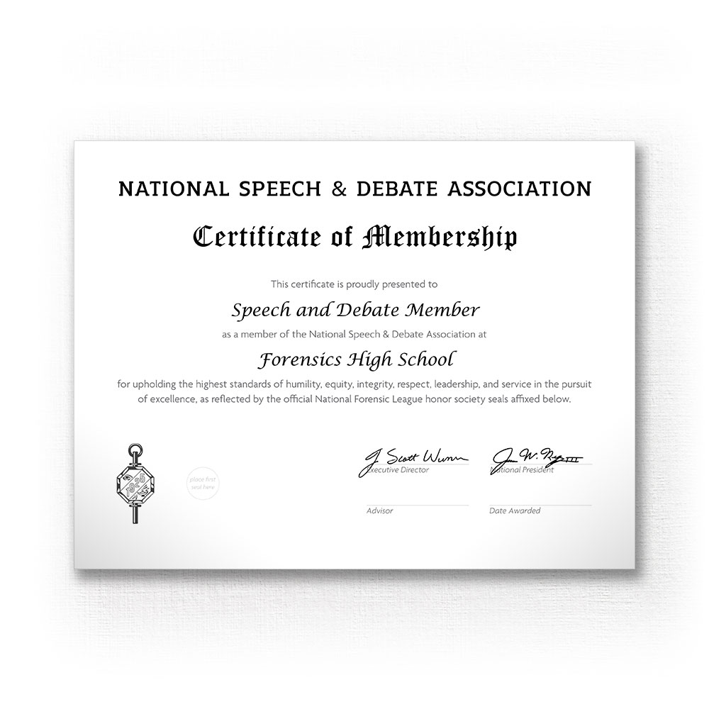 Membership Certificate