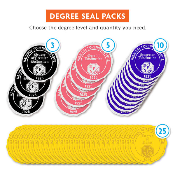 Degree Seal Packs