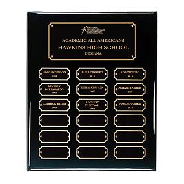 Academic All American Perpetual Plaque