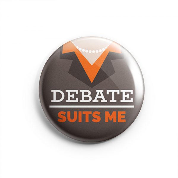 Debate Suits Me Buttons