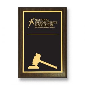 Congressional Debate Plaque
