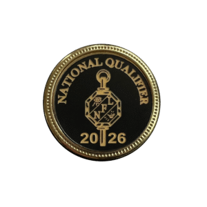 National Qualifier Pin