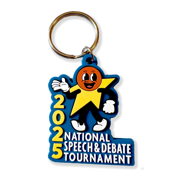 NATS25 SPARKY KEYCHAIN