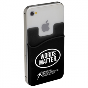 Words Matter Mobile Phone Pocket