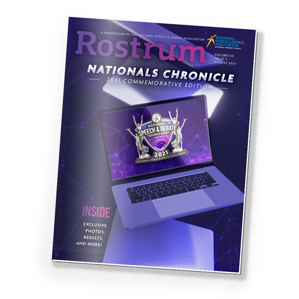 2021 August Rostrum (Nationals Chronicle) NSDA Store
