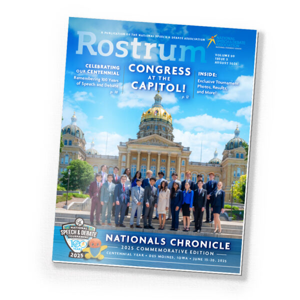 2025 August <i>Rostrum</i> (Nationals Chronicle)
