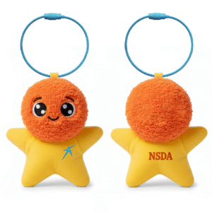 PLUSH SPARKY KEYCHAIN