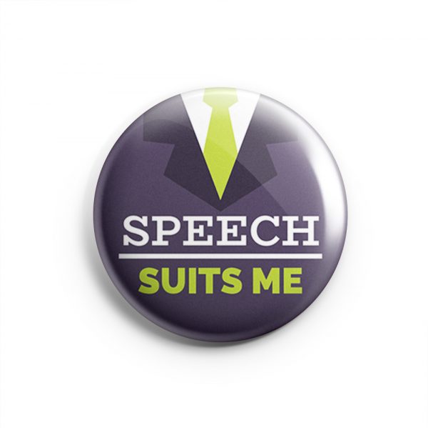 Speech Suits Me Buttons