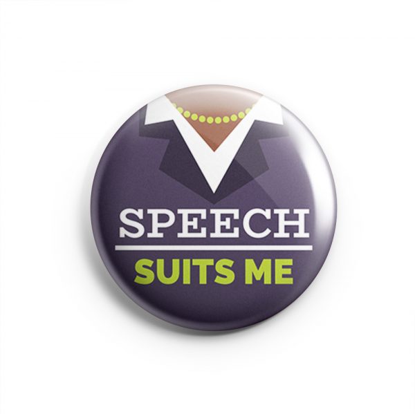 Speech Suits Me Buttons - Image 2