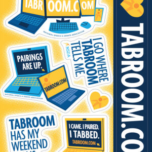 Tabroom Sticker Sheet