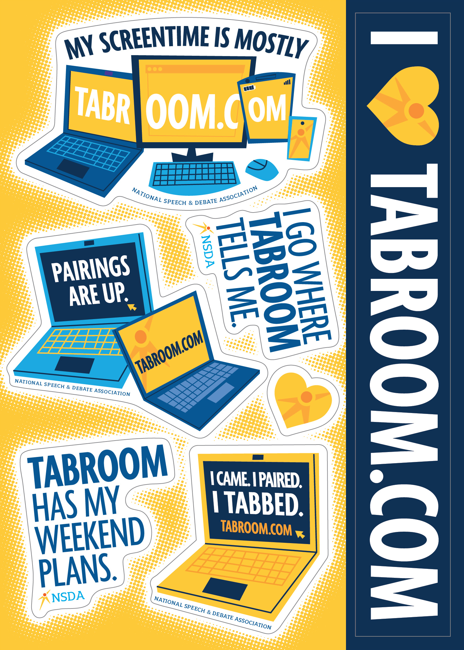 Tabroom Sticker Sheet