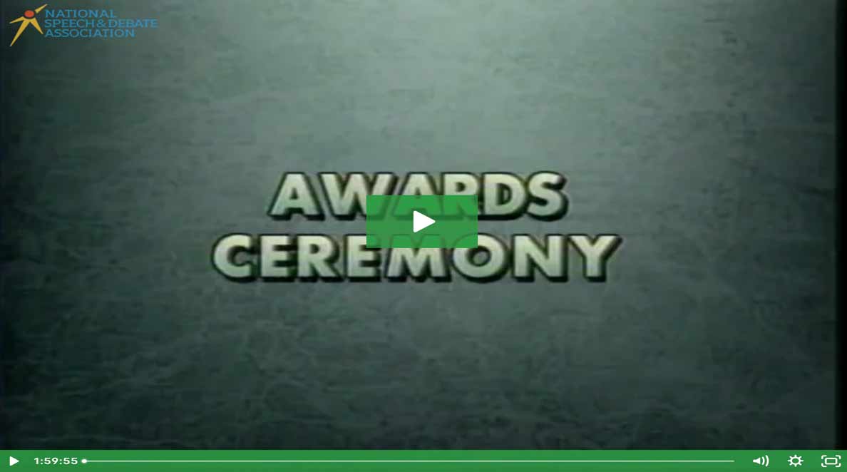1997 Nationals Awards Ceremonies