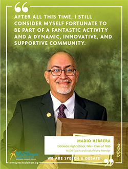 AFTER ALL THIS TIME, I STILL CONSIDER MYSELF FORTUNATE TO BE PART OF A FANTASTIC ACTIVITY AND A DYNAMIC, INNOVATIVE, AND SUPPORTIVE COMMUNITY. - Mario Herrera