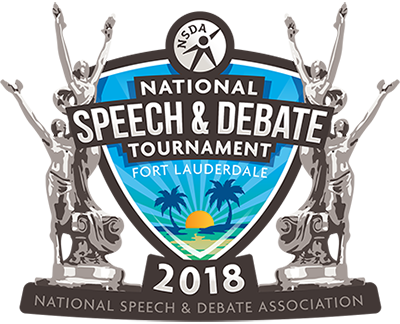 National Speech and Debate Tournament Online Logo