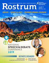 Rostrum Magazine Cover November/December 2018