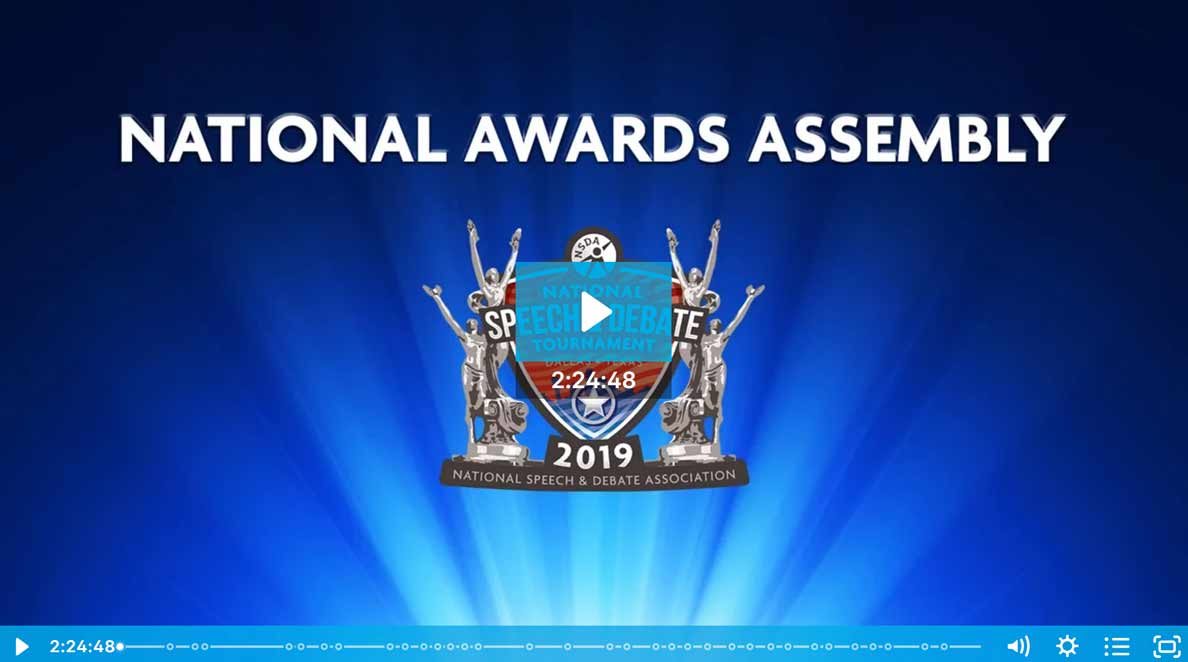 2019 Nationals Awards Ceremonies