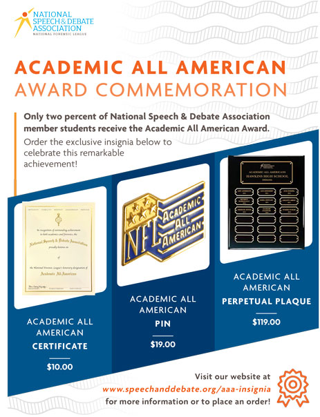 Academic All American Award Commemoration