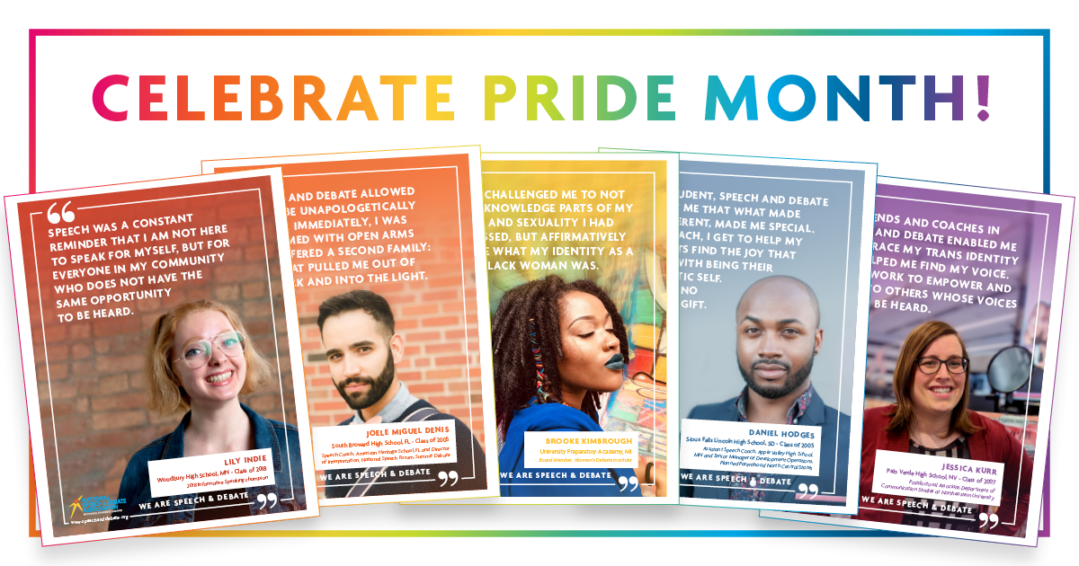 Pride Month | National Speech & Debate Association