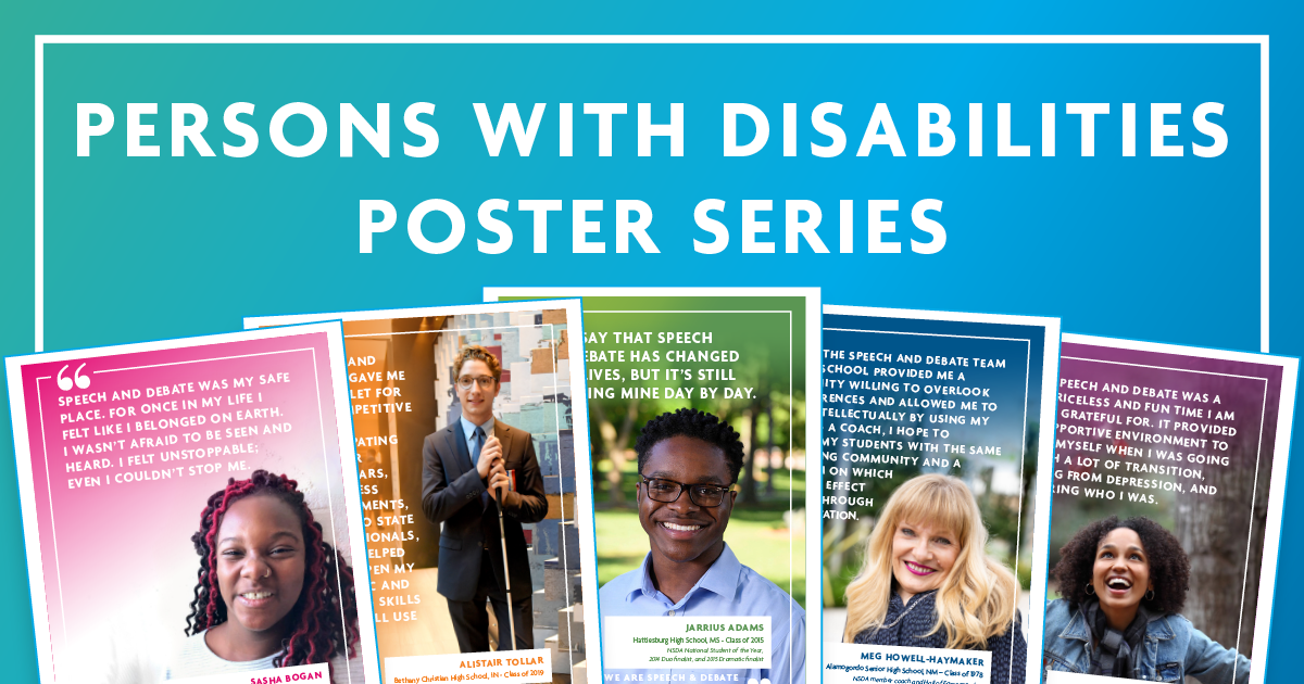 Person With Disabilities Poster Series