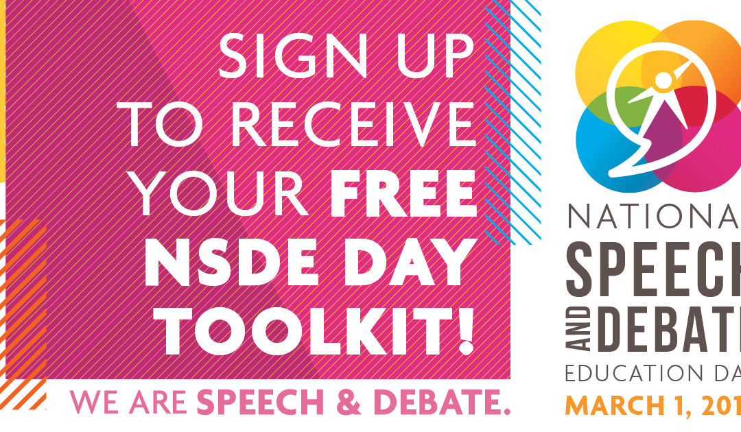 National Speech and Debate Education Day Sign Up Form 2020