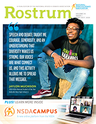 Rostrum Magazine Cover September/October