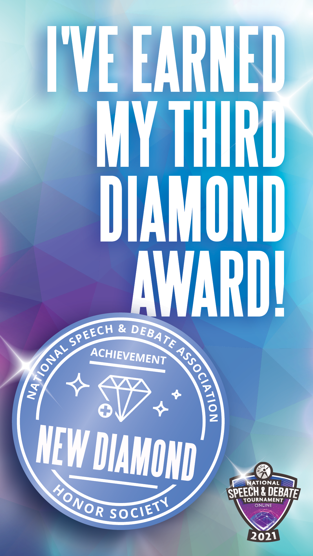 I've Earned My Third Diamond Award!