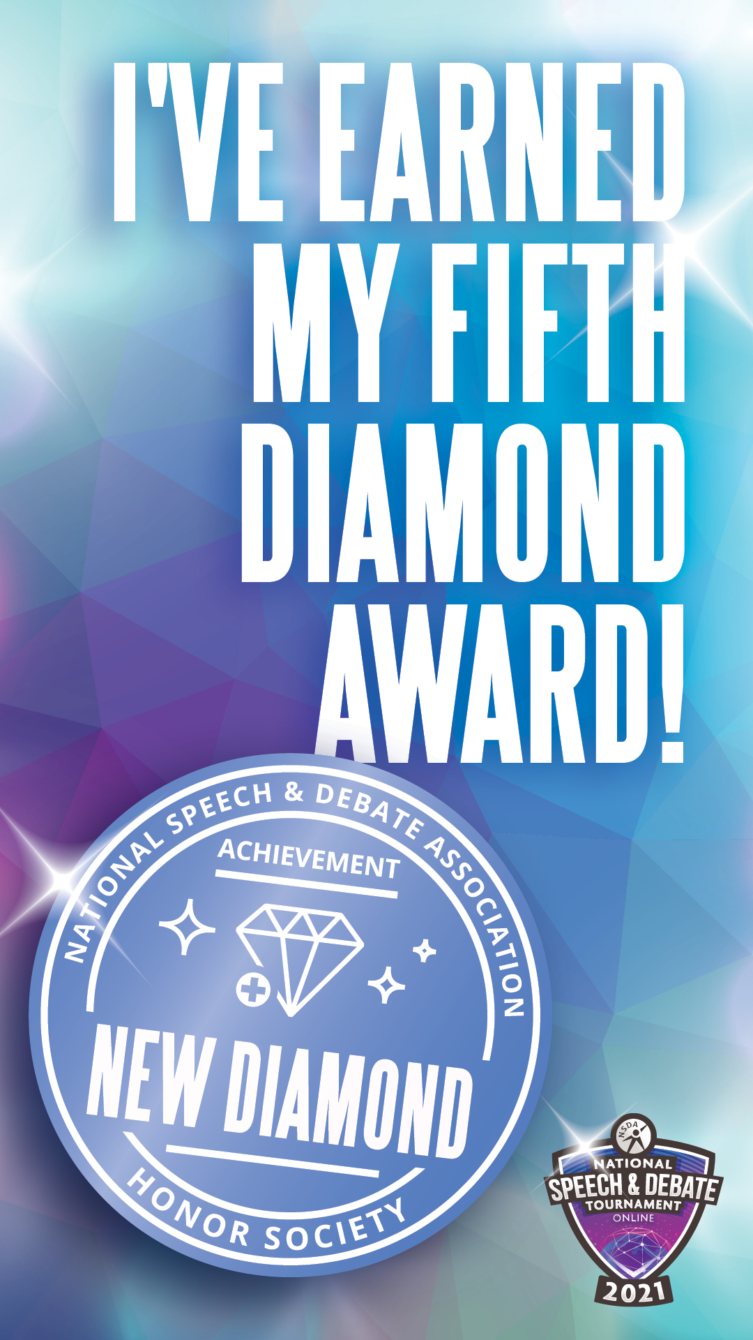 I've Earned My Fifth Diamond Award!