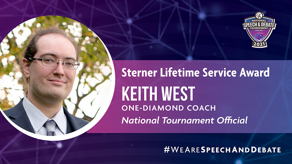 Keith West - Sterner Lifetime Service Award Keith West - Sterner Lifetime Service Award