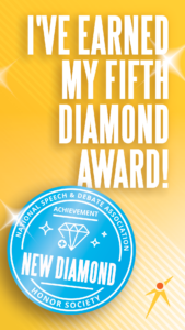 I've Earned My Fifth Diamond Award!