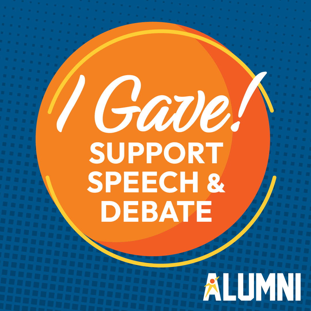 I Gave! Support Speech & Debate
