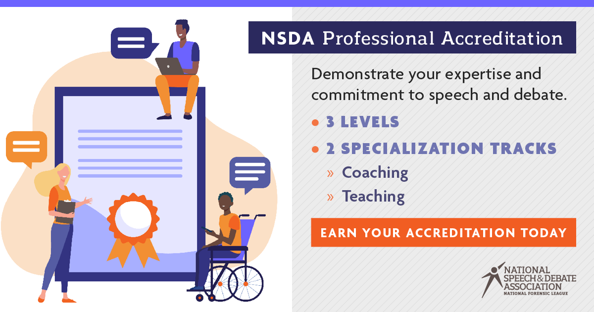 NSDA Professional Accreditation