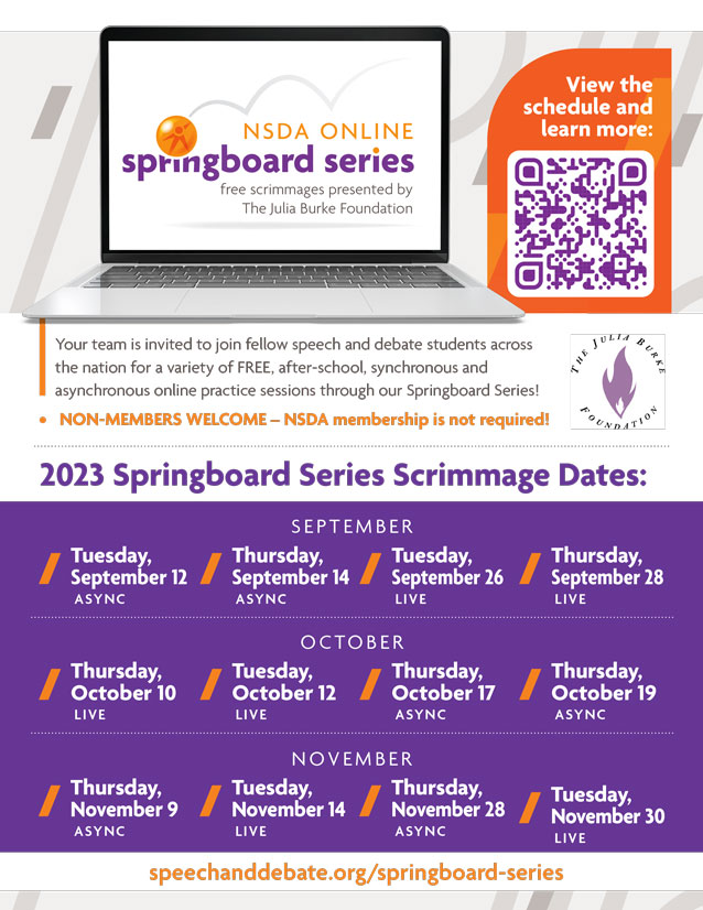 NSDA Springboard Series