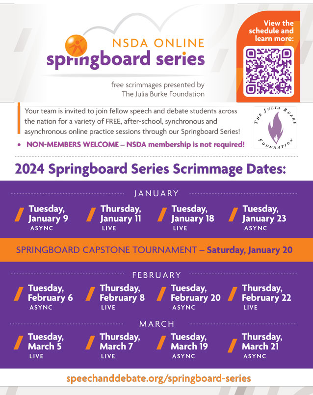 NSDA Springboard Series