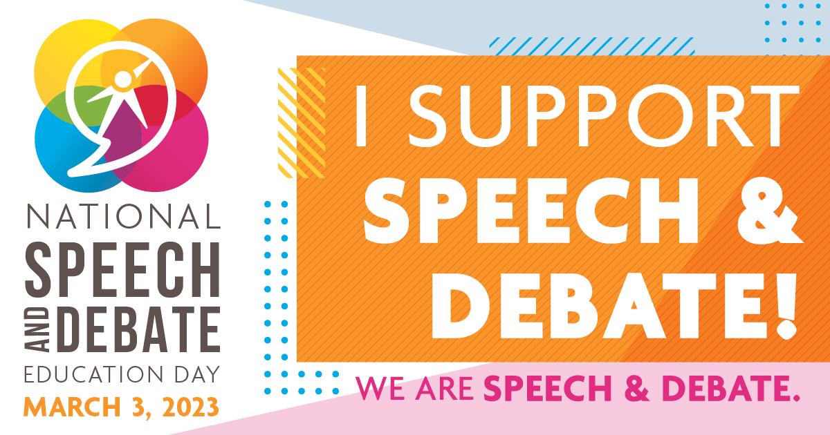 National Speech and Debate Education Day National Speech & Debate Association