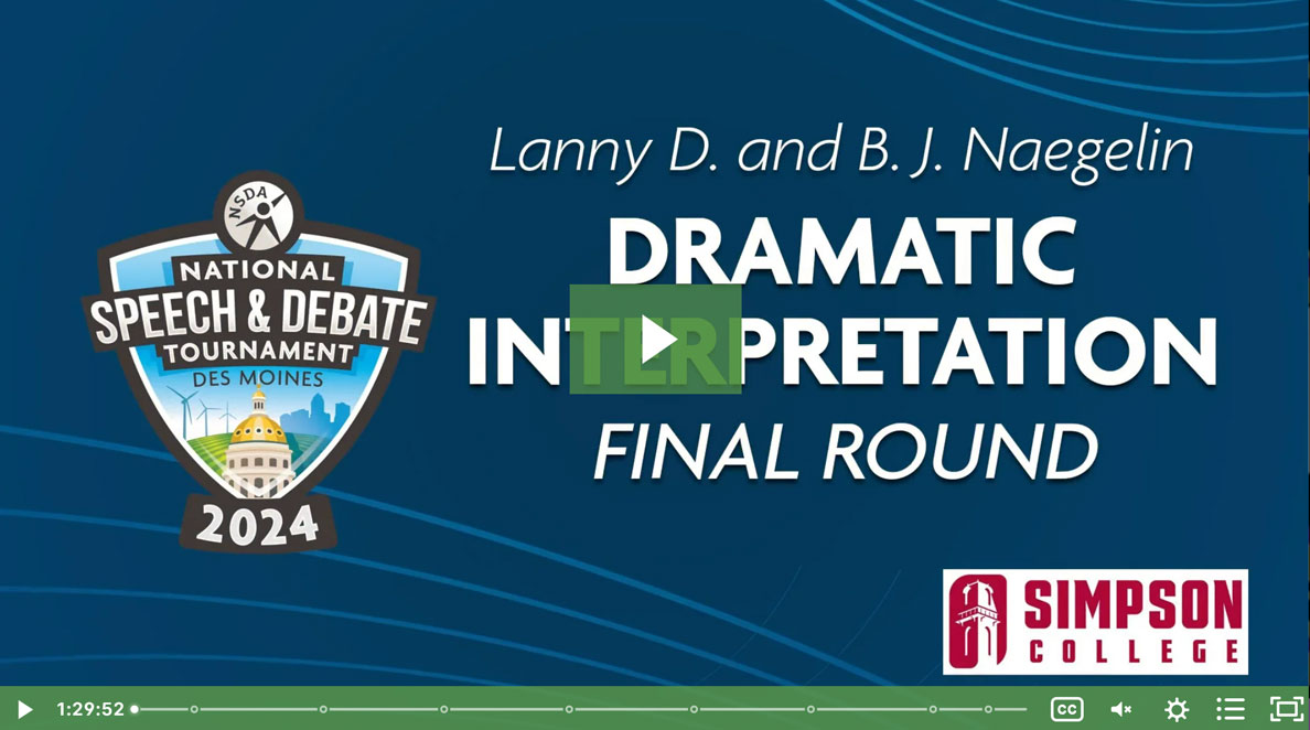 2024 Dramatic Interp Final Rounds