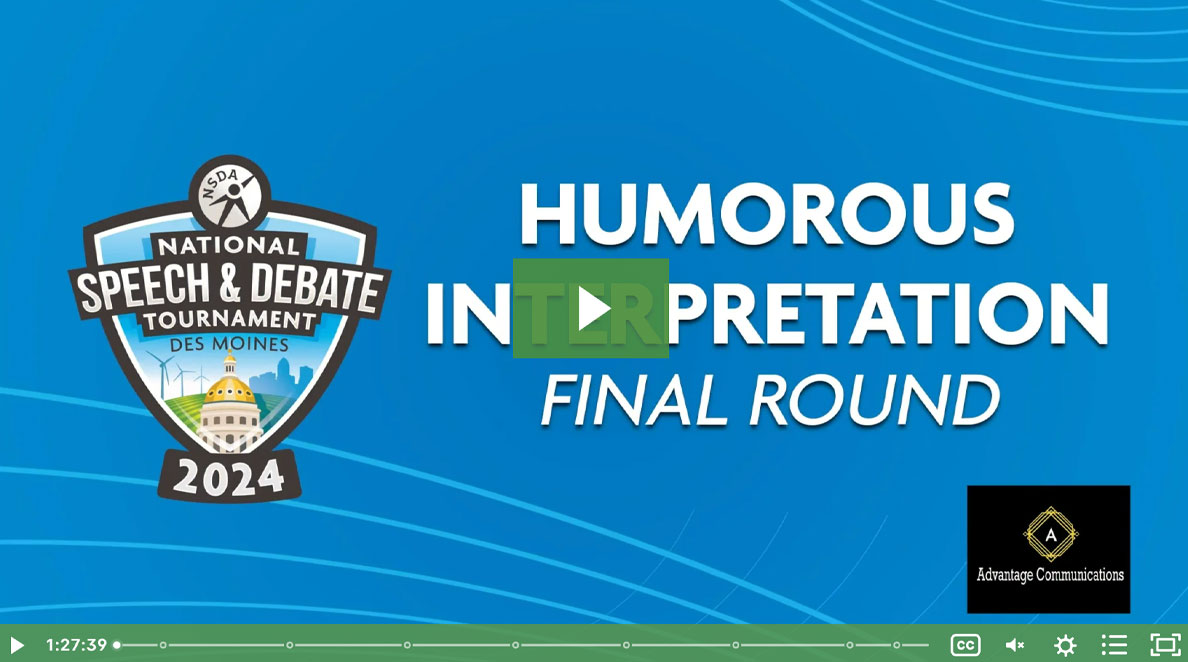 2024 Humorous Interp Final Rounds