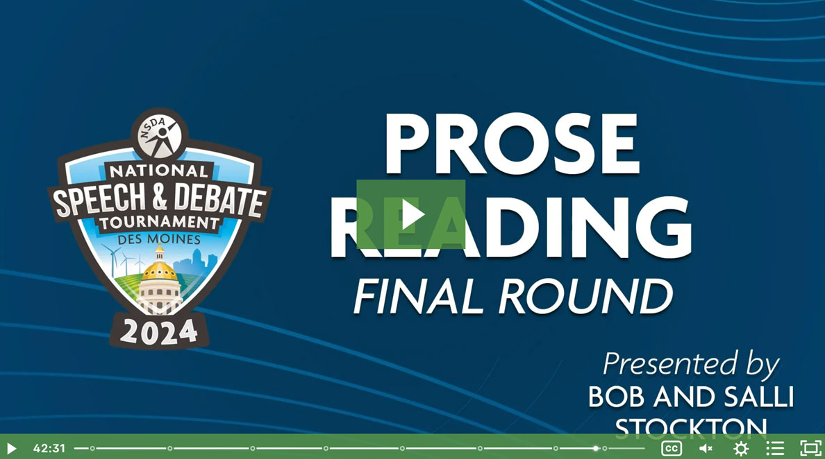 2024 Prose Final Rounds