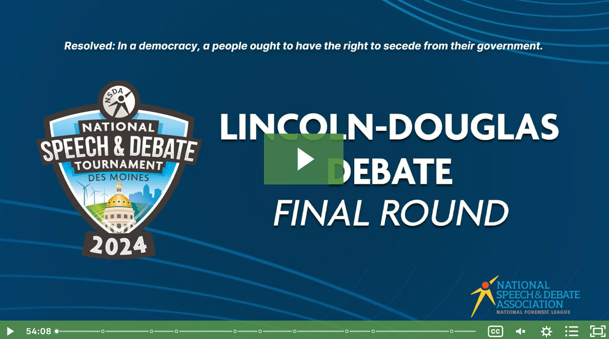 2024 Lincoln-Douglas Final Rounds