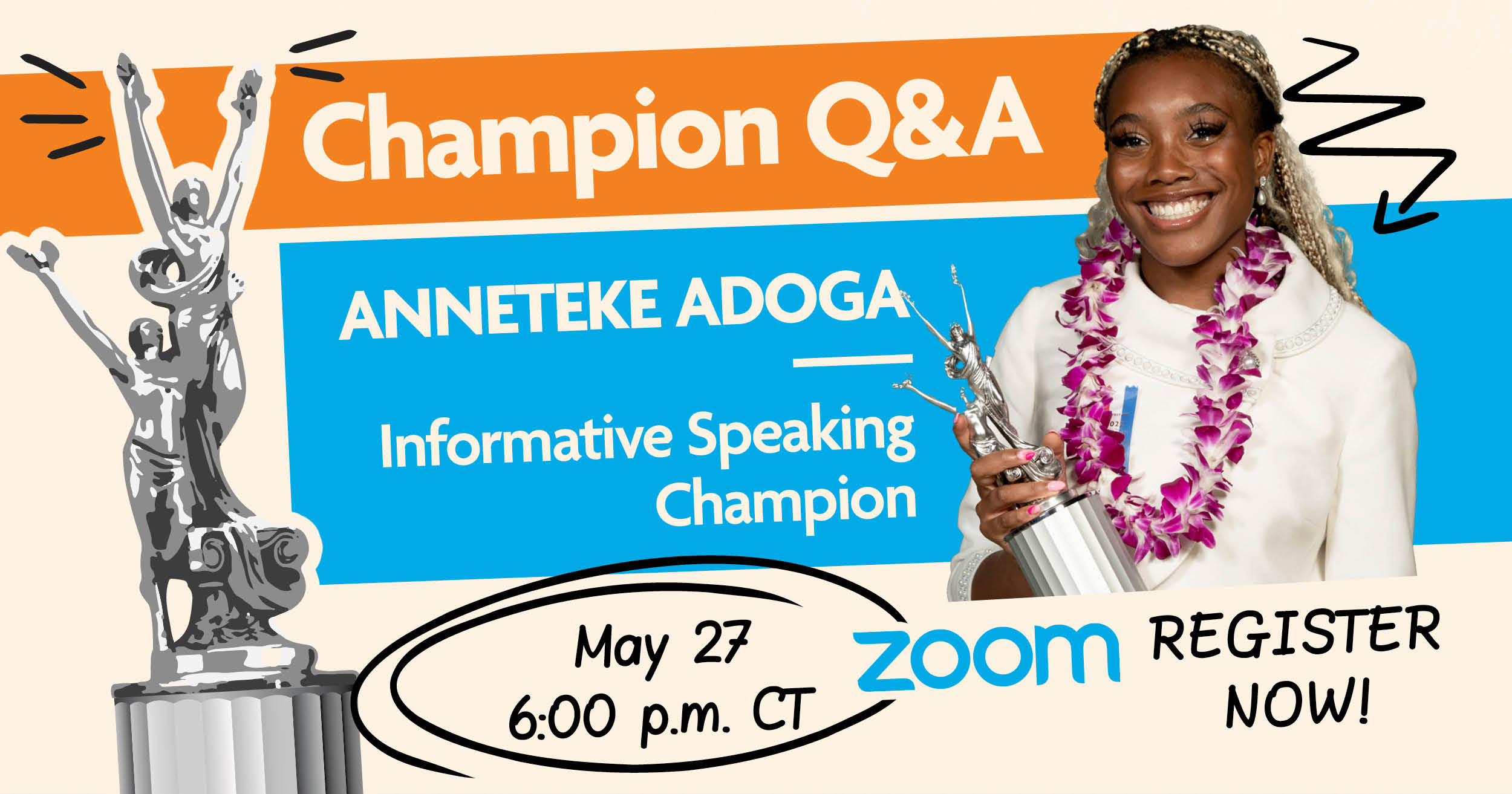 Champion Q&A with Anneteke Adoga