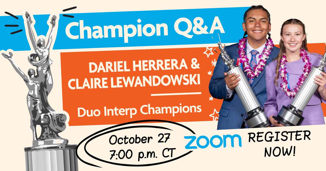 Champion Q&A with Dariel Herrera and Claire Lewandowski