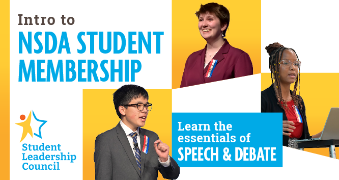 Intro to NSDA Student Membership