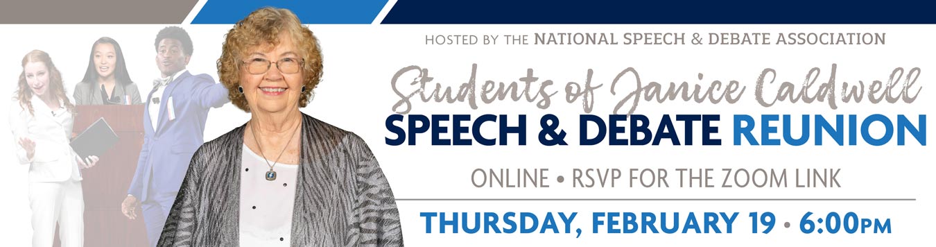 Students of Janice Caldwell Speech & Debate Reunion
