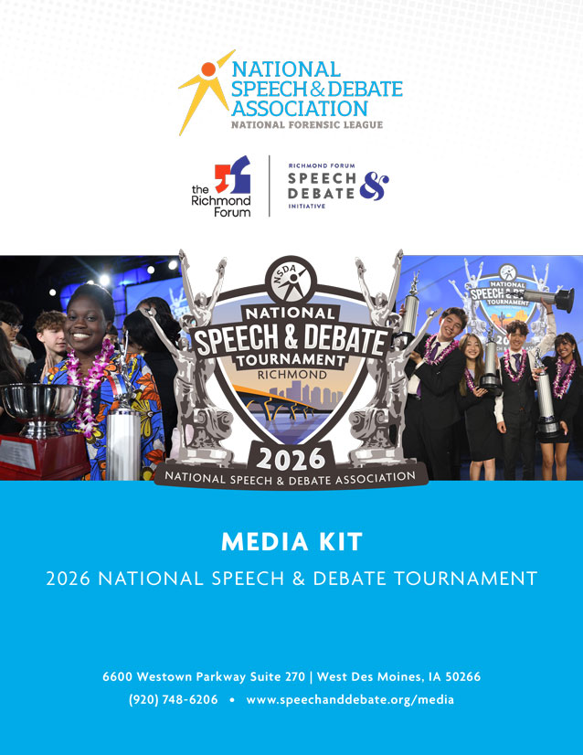 2026 National Speech & Debate Tournament Media Kit - Richmond, VA