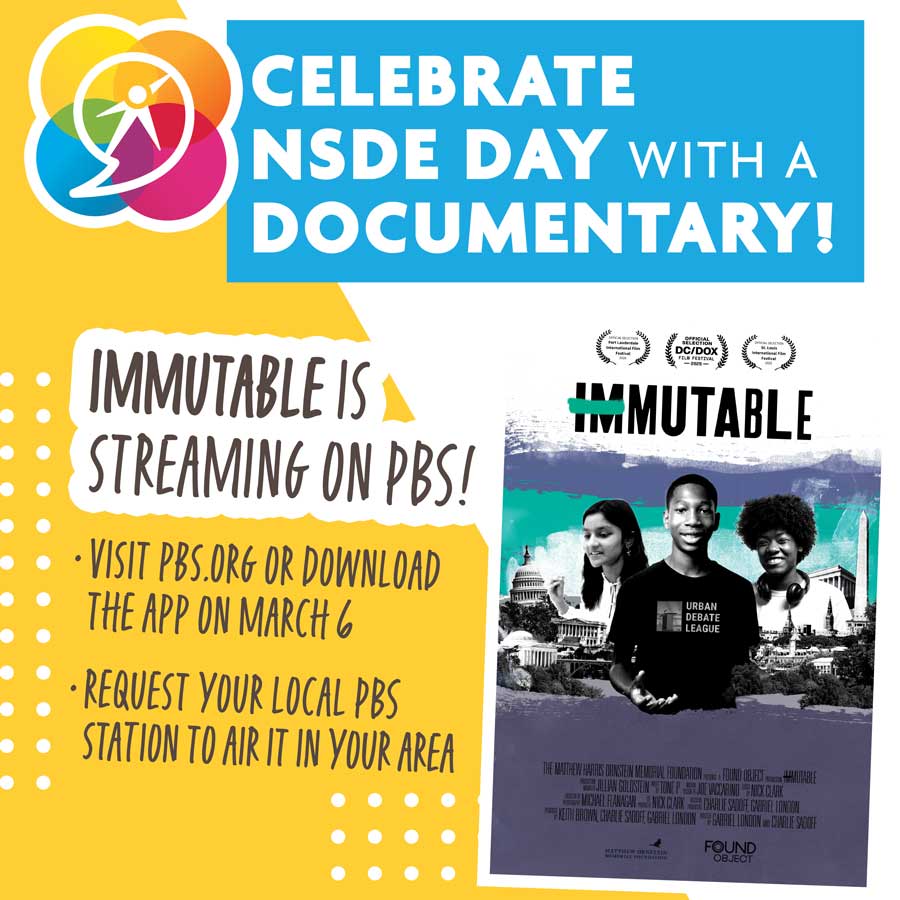 Celebrate NSDE Day with a documentary
