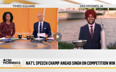 CBS Morning LIVE with Original Oratory Winner