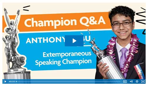 Champion Q+A – Anthony Babu<br />
