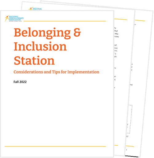 Belonging and Inclusion Station Guide Belonging and Inclusion Station Guide